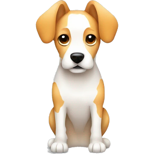 Vector art of dog made of vector gradient shapes abstract shapes vector art emoji
