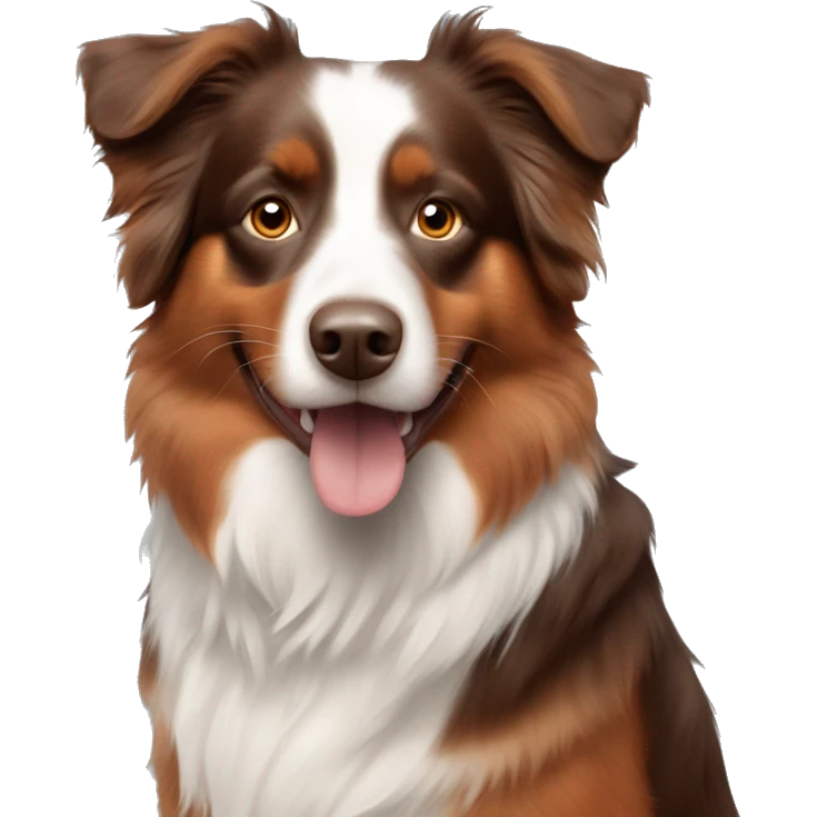 Red Australian shepherd  emoji