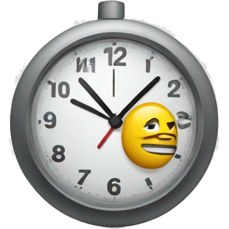 checking the time emoji