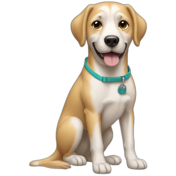 Chien qui surf emoji