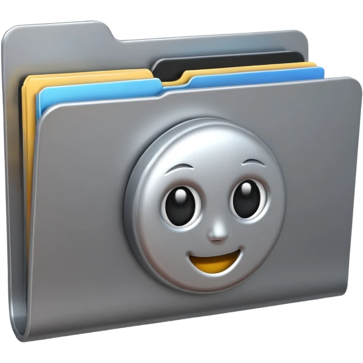 Folder with wideo 3d real emoji