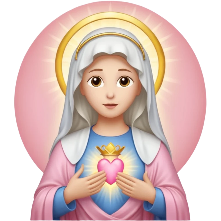 Immaculate heart of Mary emoji