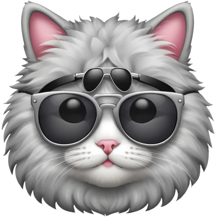 Cat wearing sunglasses emoji
