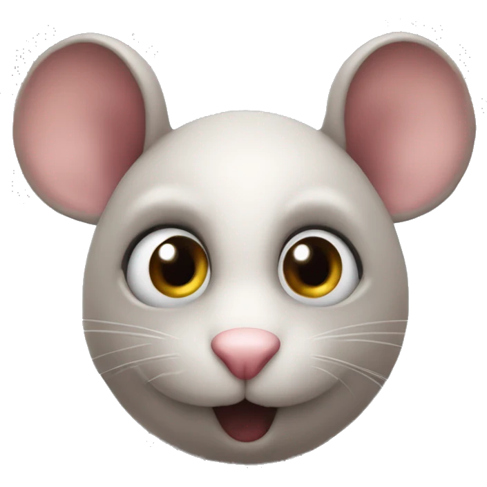 Raton con los Ojos enamorados emoji
