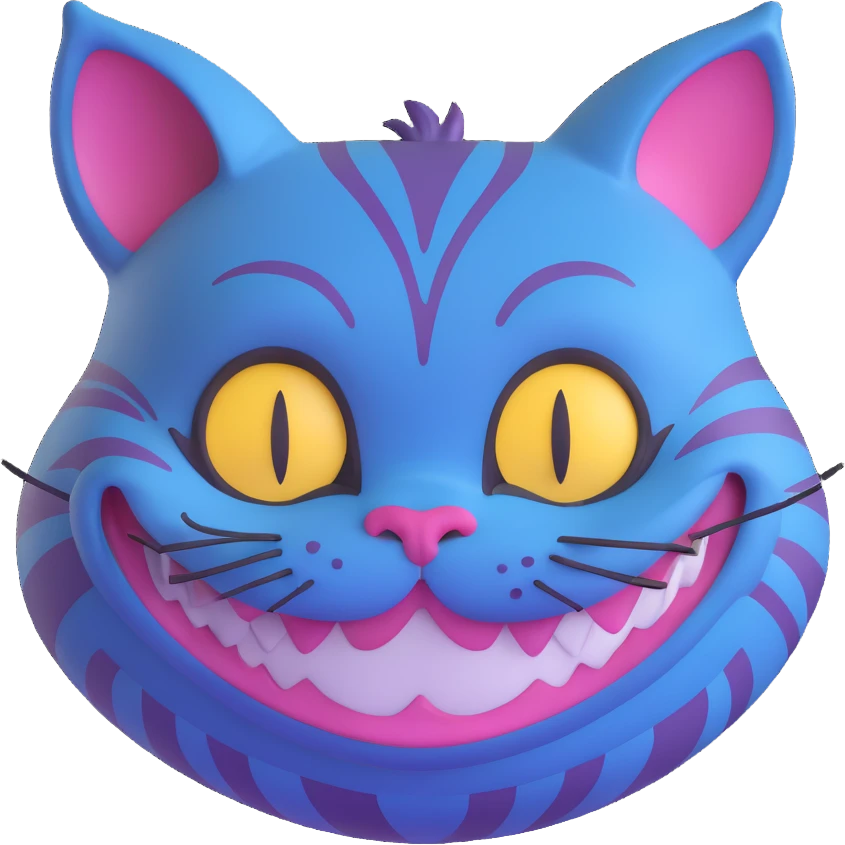 Cheshire Cat from Alice in Wonderland emoji