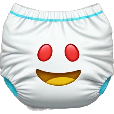 diaper with a play symbol  emoji