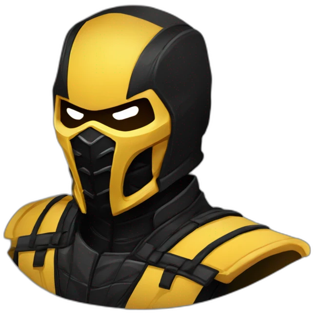mortal kombat Scorpion as bitmoji emoji