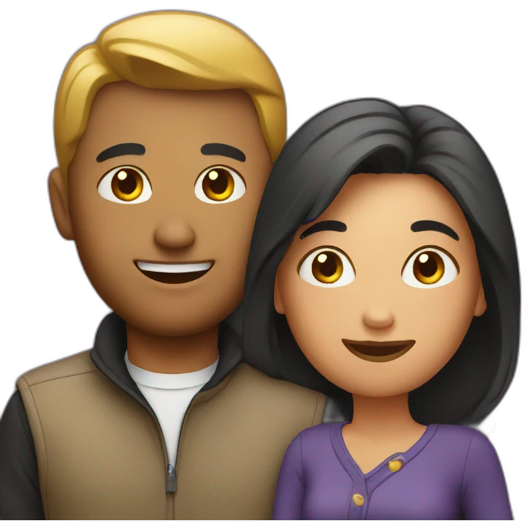 couple at a party emoji