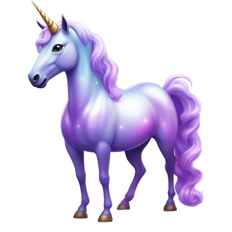unicorn with purple pill emoji