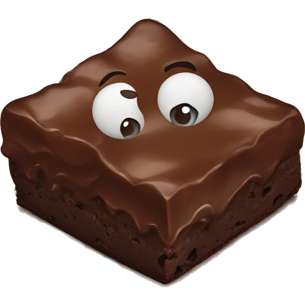 Brownie fudge emoji