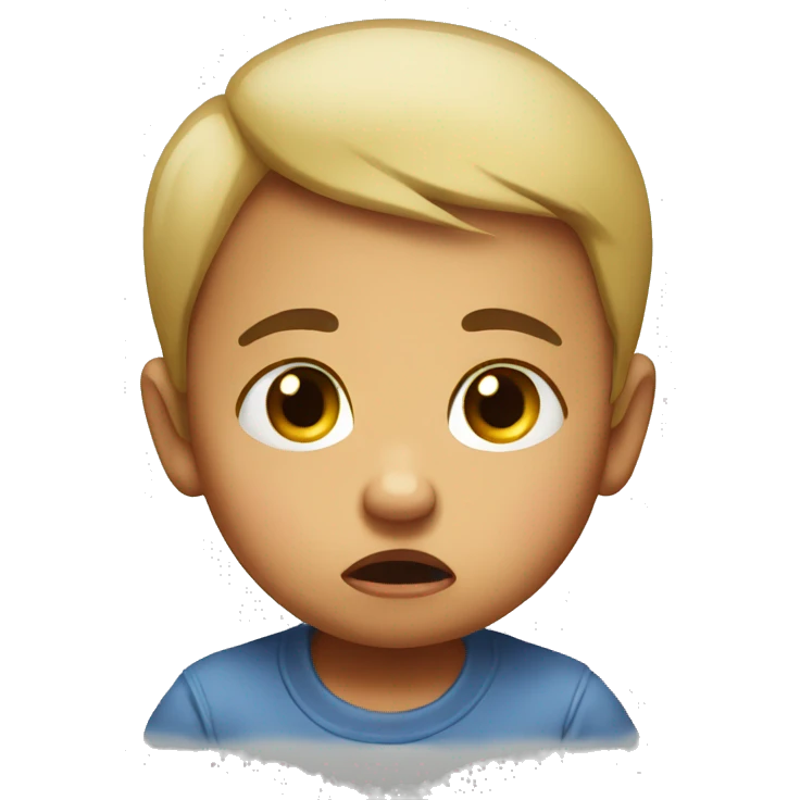Baby disgusted  emoji