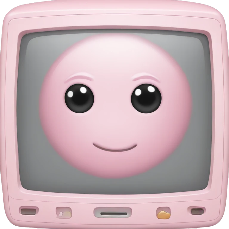 pastel pink monitor emoji