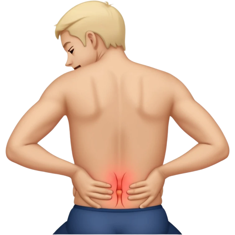 آلام أسفل الظهر emoji