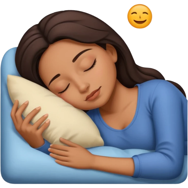 Latina baddie sleeping emoji