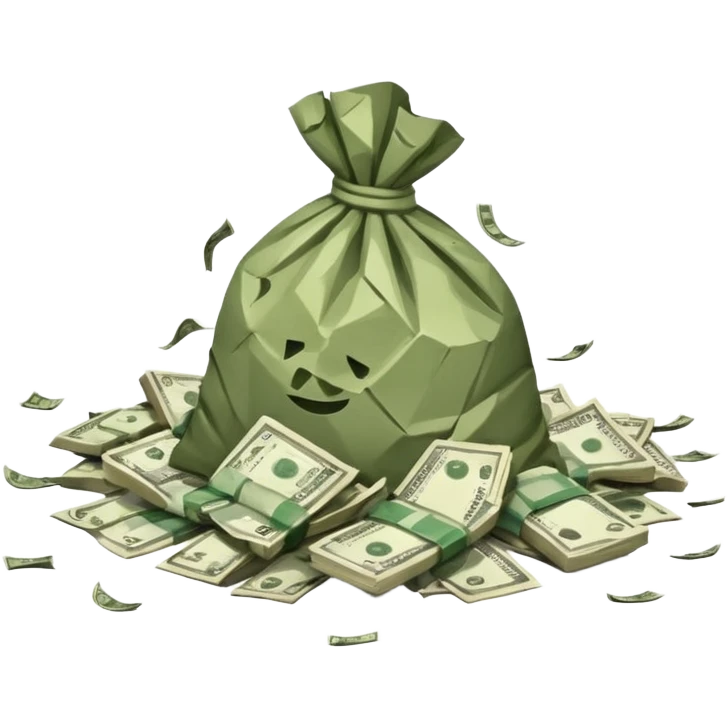 money being wasted emoji