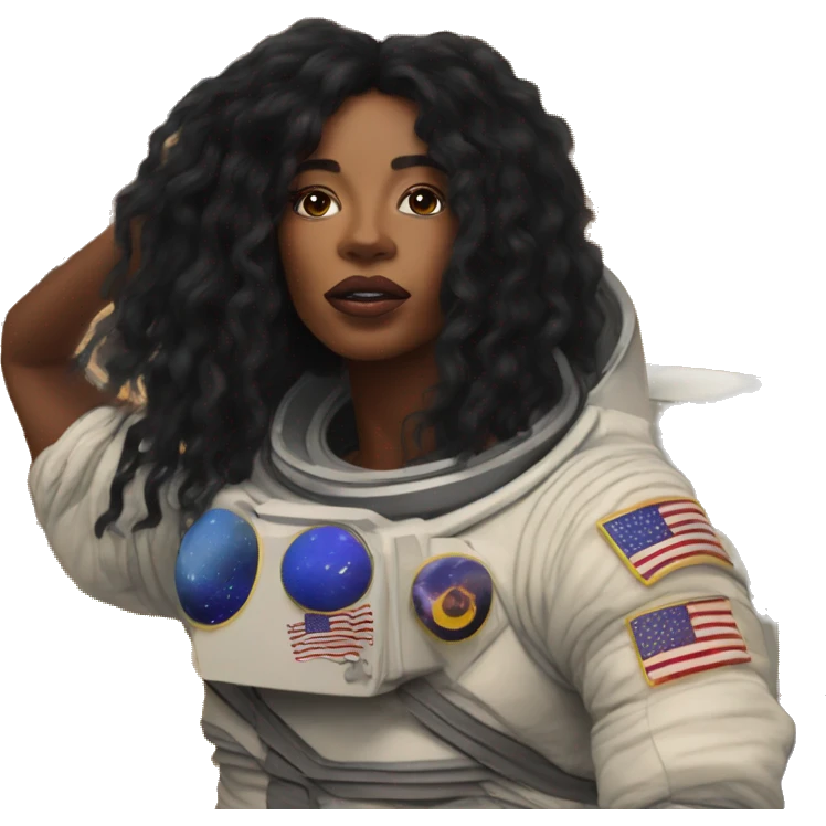 SZA on Saturn emoji