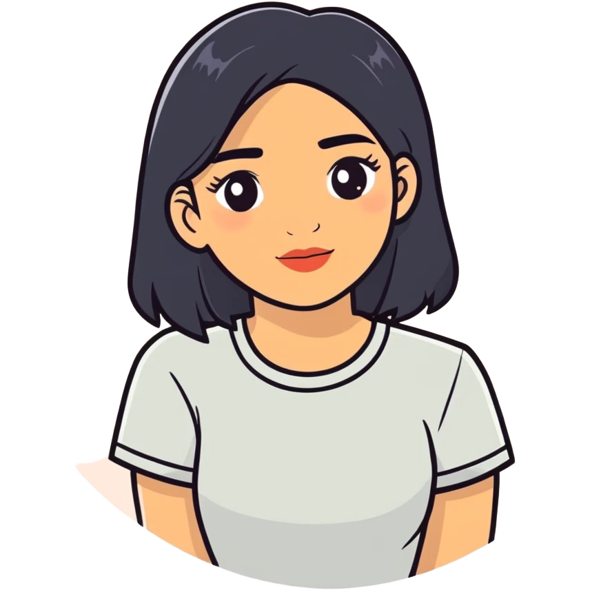 Latina black hair emoji