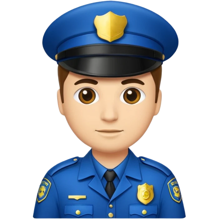 fancy police officer emoji