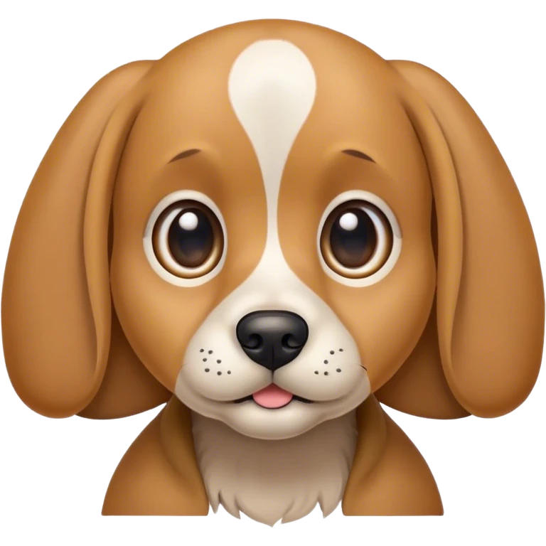 Dog with big eyes  emoji