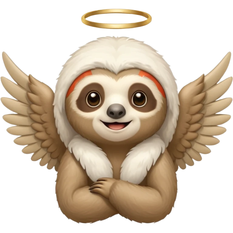 sloth angel emoji