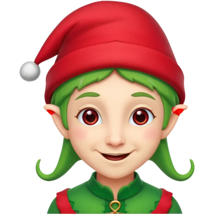 Christmas elf emoji