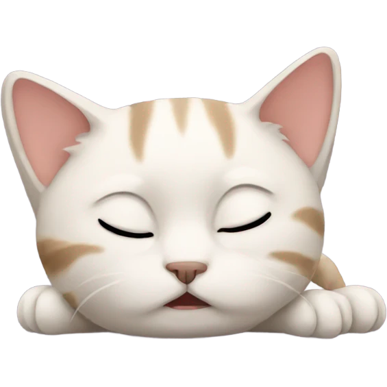 Cat sleepy emoji
