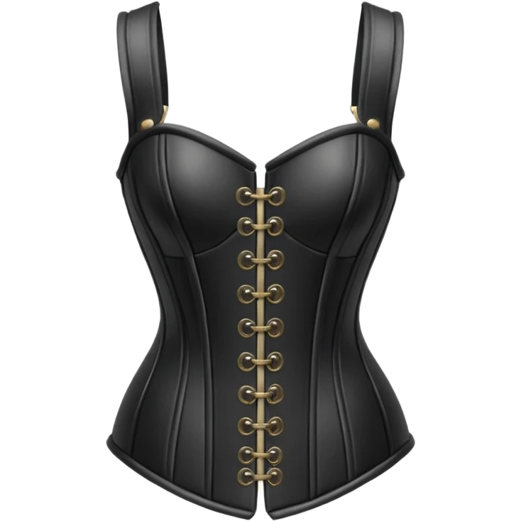 leather armor corset simple top emoji