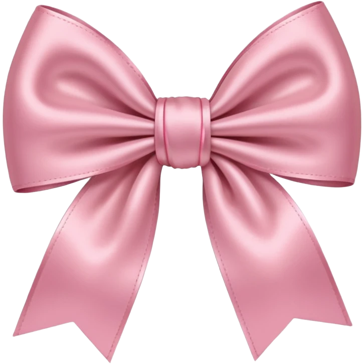Light Pink bow plain emoji