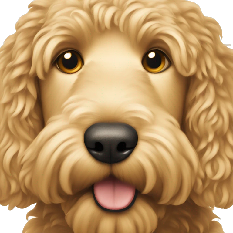 golden doodle dog emoji