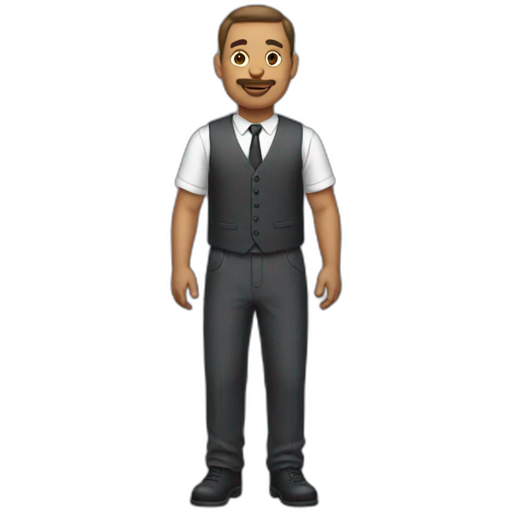 Man wearing a dress emoji