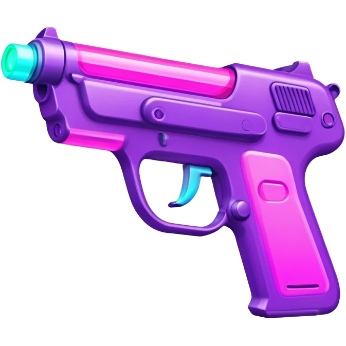vaporwave gun emoji