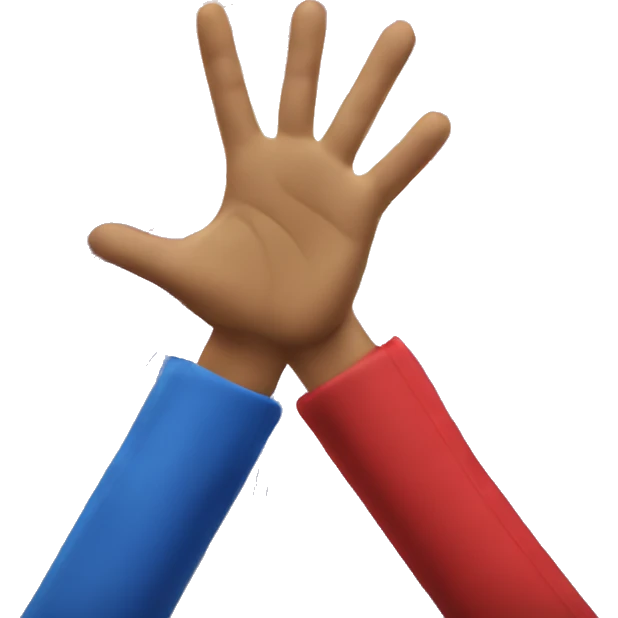 High five With firework emoji