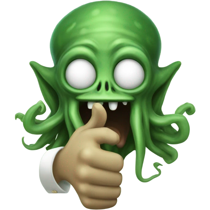 Cthulhu thumbs up emoji