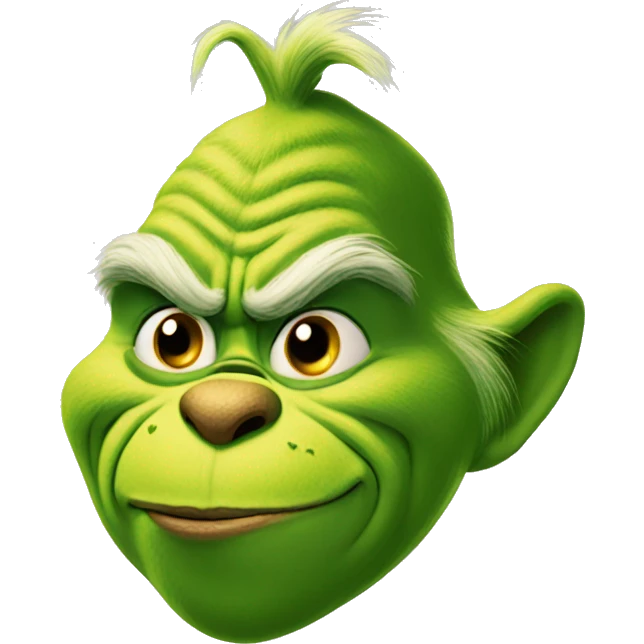 The grinch emoji