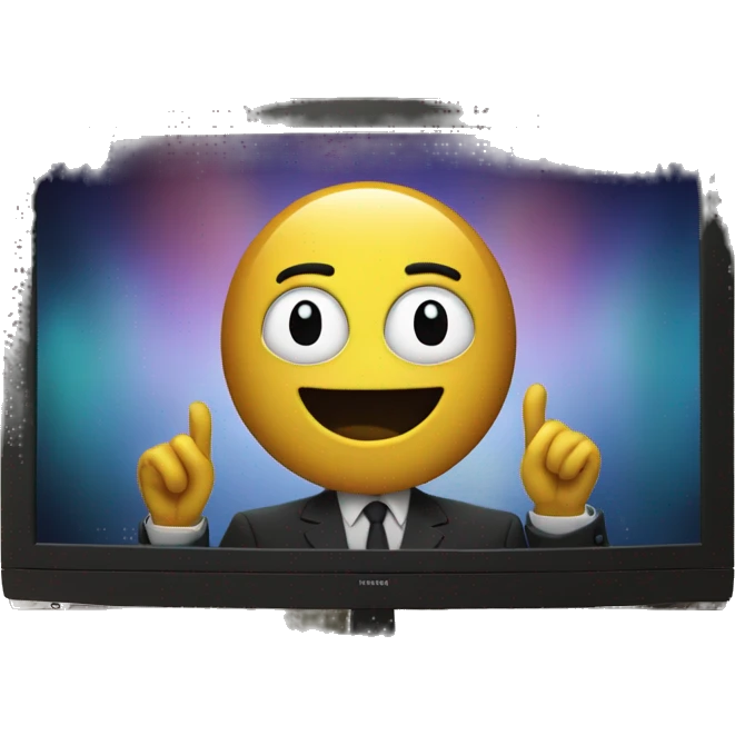 Netflix on a modern TV  emoji
