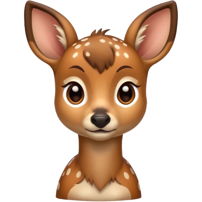 Make a fawn(roe animal) emoji