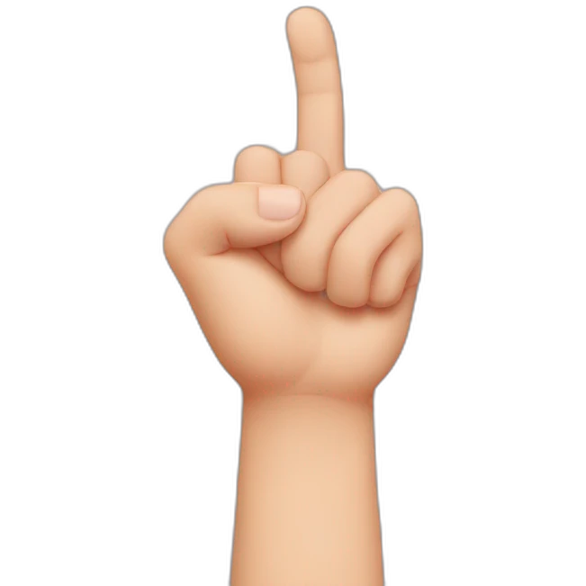 thumb between fingers emoji