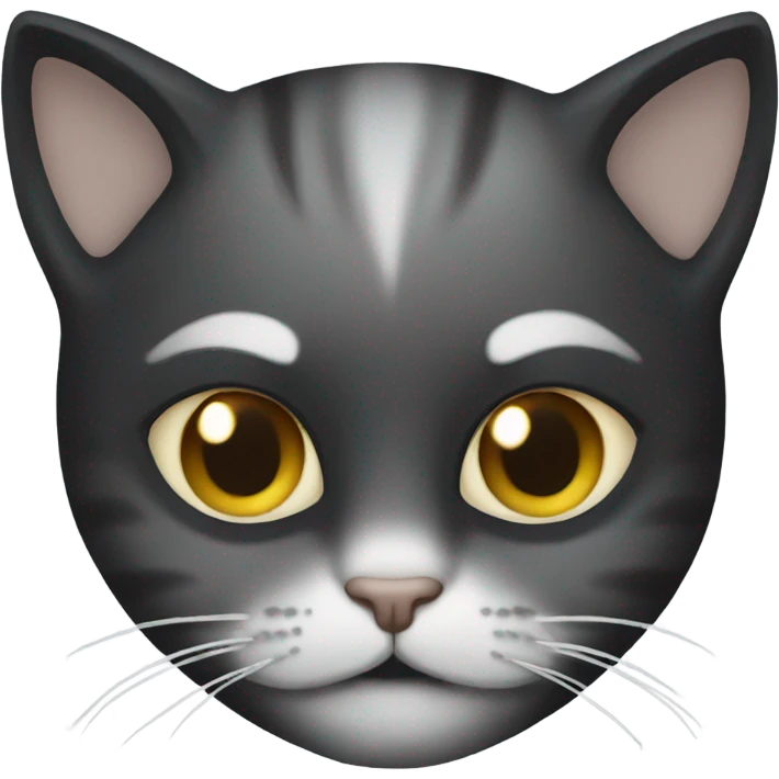 kitten with anonymous mask emoji