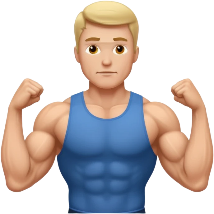 White man big emoji