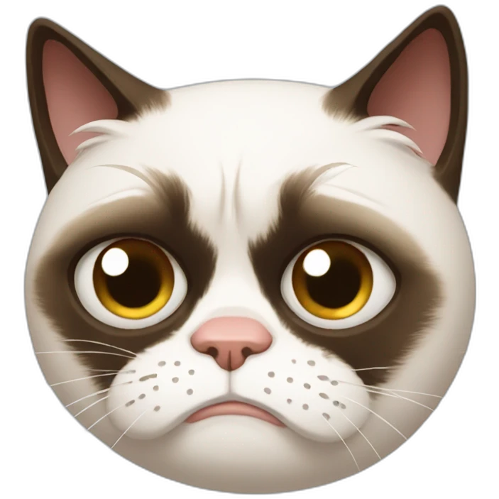 Grumpy cat emoji