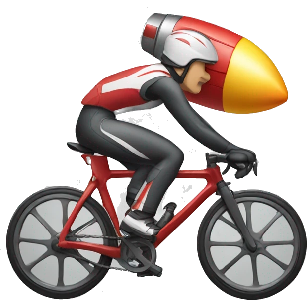 Rocket Cyclist emoji