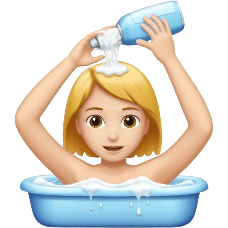 Soap and shampoo emoji