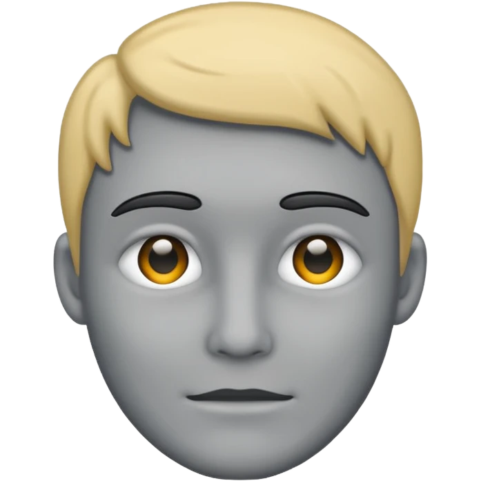 Generate outline of a human. Do not specify any gender and do not add eyes or hair. Also make it gray with a dark gray outline. emoji