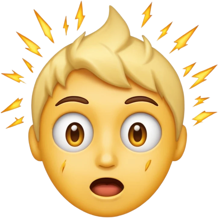 mind blown surprised face with sparks classic emoji style emoji