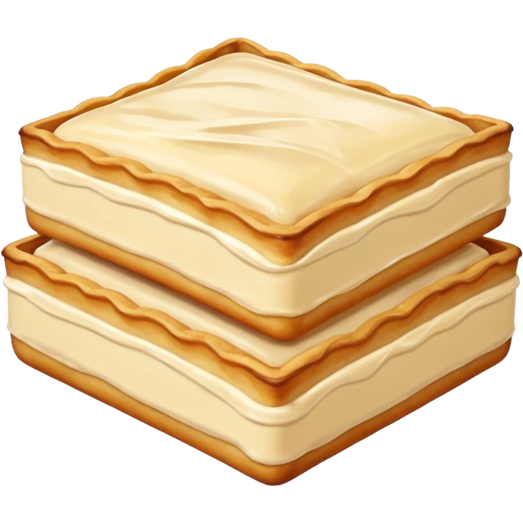 rectangular fried pastry with maple frosting emoji