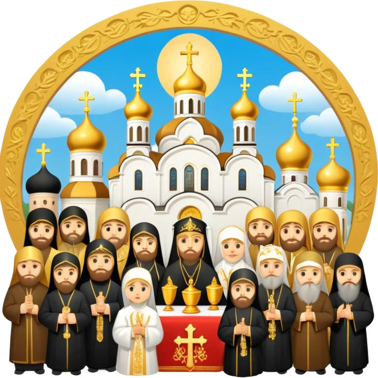 Russian orthodox church celebration emoji