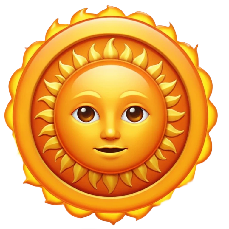 ancient sun emoji