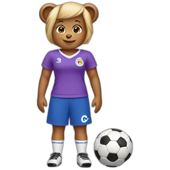 Soccer mom carebear emoji