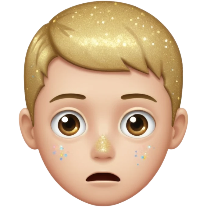 glitter panic boy emoji