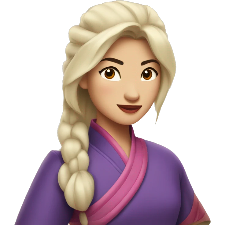 Mulan from Disney emoji